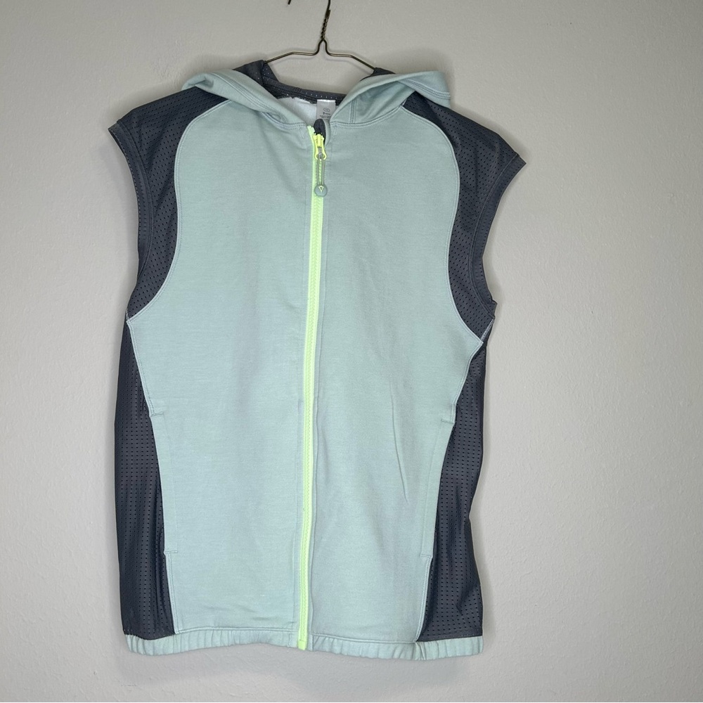 Ivivva Hooded Sleeveless Gray‎ Vest Jacket Size 12
